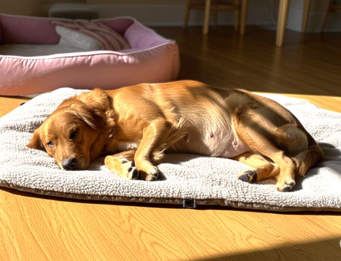 Dogs pregnancy sign