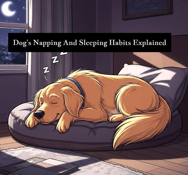 Dog's sleeping habits